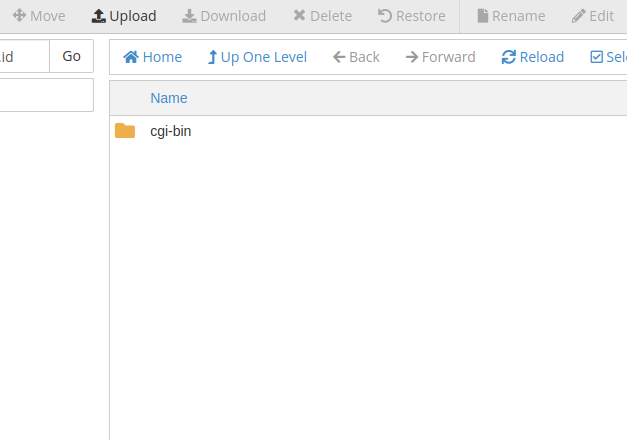 tombol upload cpanel